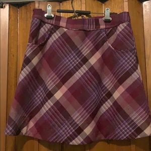 Pink Plaid Skirt H&M